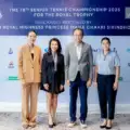 ศุภานวิต” นายกสมาคมกีฬาเทนนิสสูงอายุไทย เปิดบ้านต้อนรับนักกีฬาประเภทบุคคลคู่ไทย-เทศ จัดทัพหวด “เทนนิสสูงอายุ” ครั้งที่ 78 ชิงถ้วยพระราชทานฯ พร้อมเตรียมจัดศึกใหญ่ส่งท้ายปี “Thailand Senior Master Championship 2025